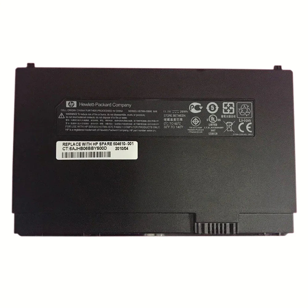 Genuine HP Compaq 493529-371 504610-001 HSTNN-OB80 HSTNN-DB80 Laptop Battery - eBuy UAE